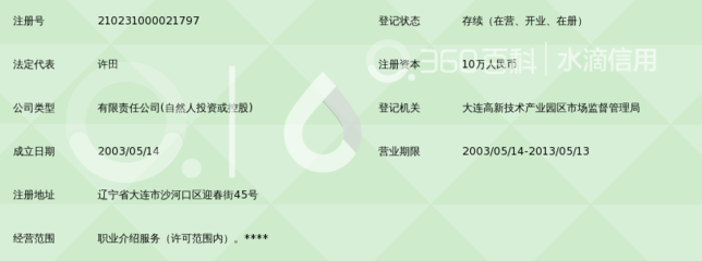 大连高新园区木森职业介绍服务 您的职业发展伙伴